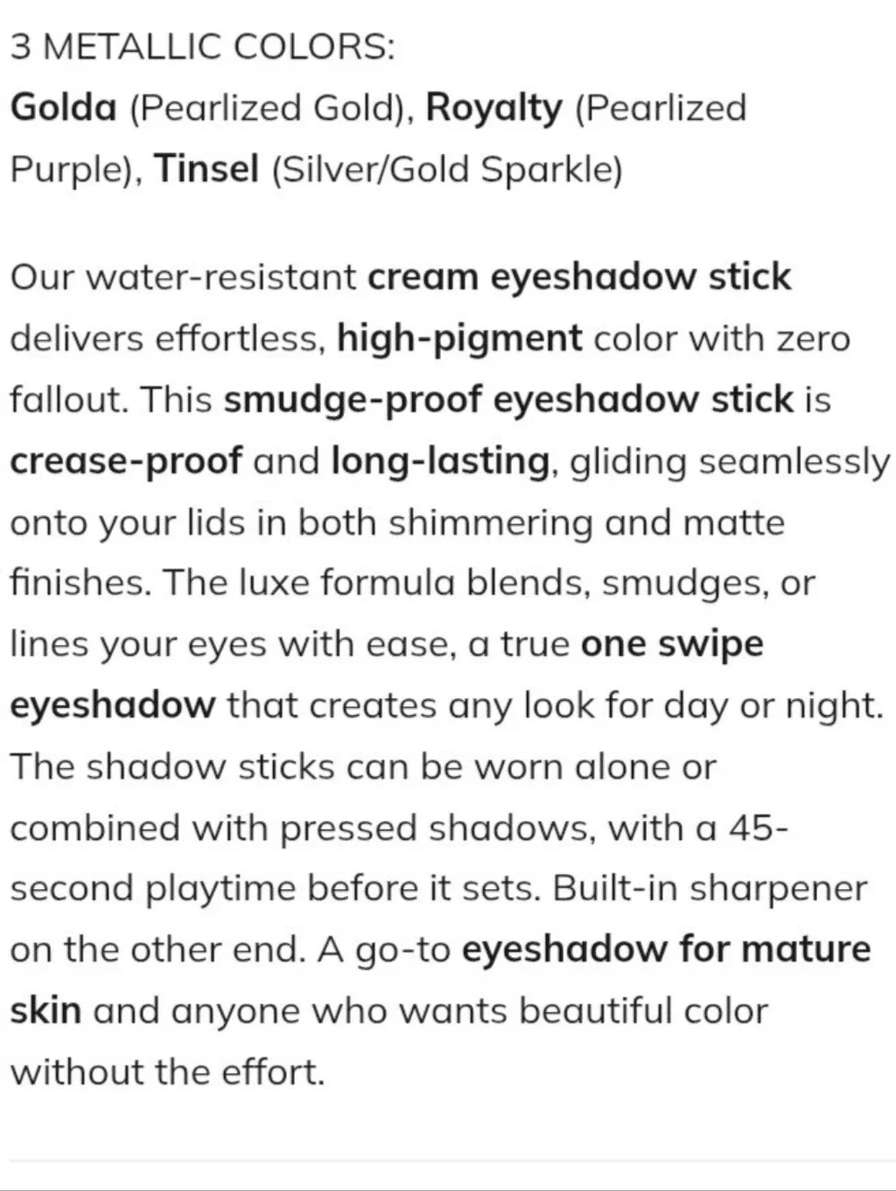 Girlactik royalty metallic